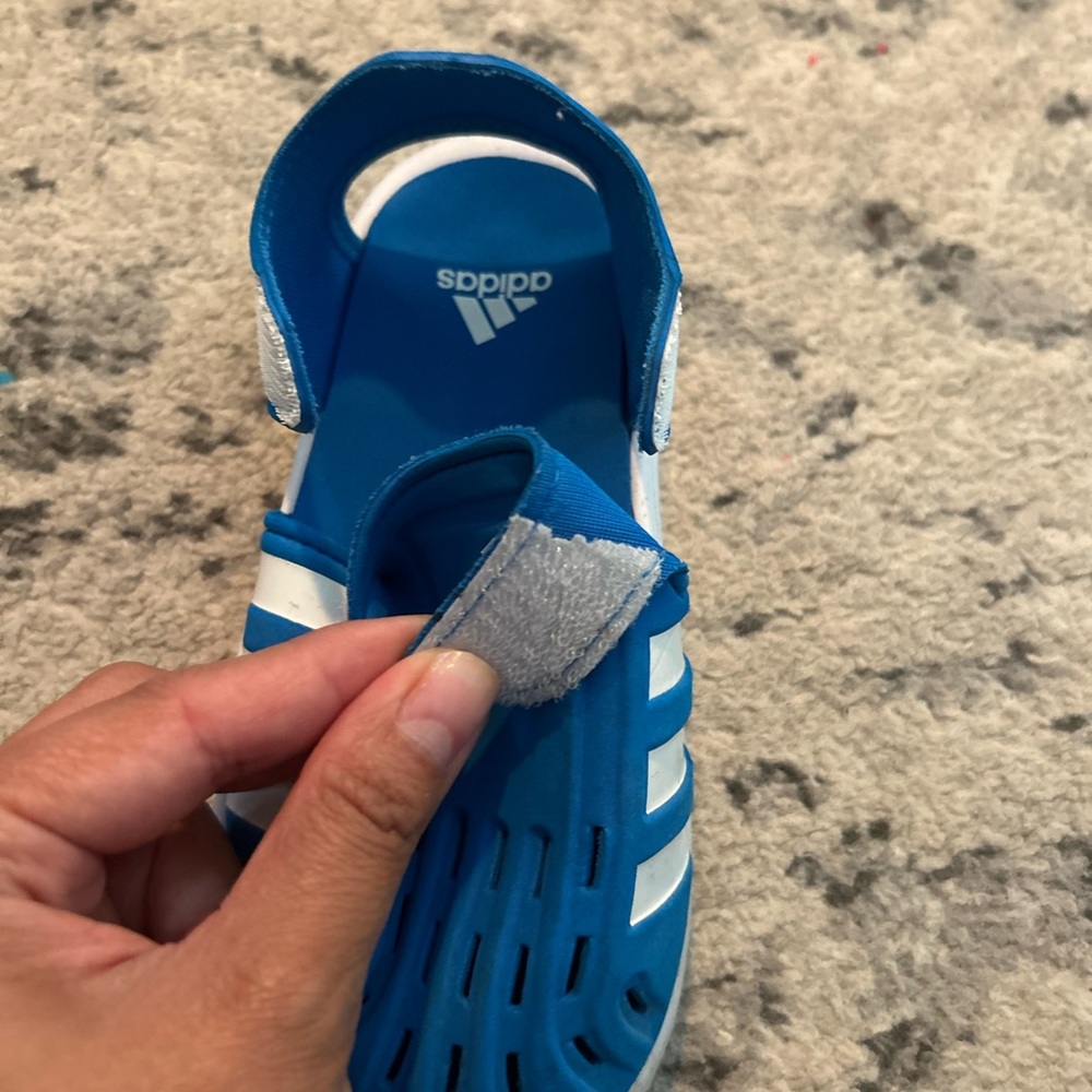 Adidas Unisex Water Shoes / Slides Size 11 Blue LIGHTWEIGHT - Picture 3 of 7